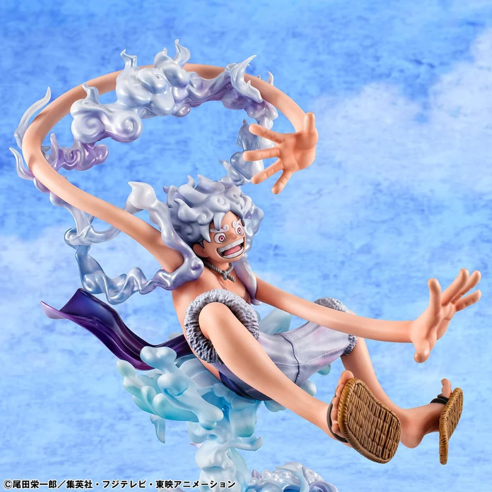 One Piece Portrait.Of.Pirates PVC Figur "Evolutionary History" Monkey D. Luffy "Gear Fifth" - Image 3
