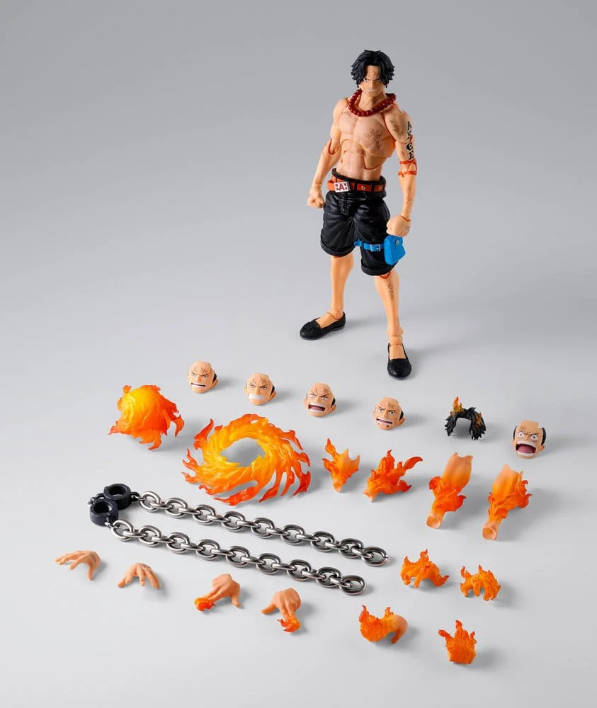 One Piece S.H. Figuarts Actionfigur Portgas D. Ace -Marineford- - Image 9