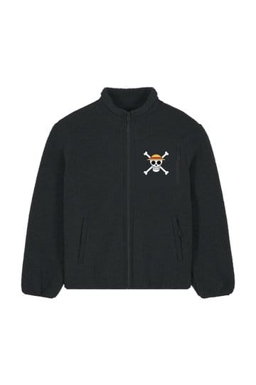 One Piece Sherpa Jacke Logo