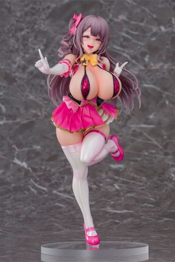 Original Character Illustrated by Satou Kuuki PVC Statue Koharu Shirasaki Kegareboshi Aka - Beschädigte Verpackung