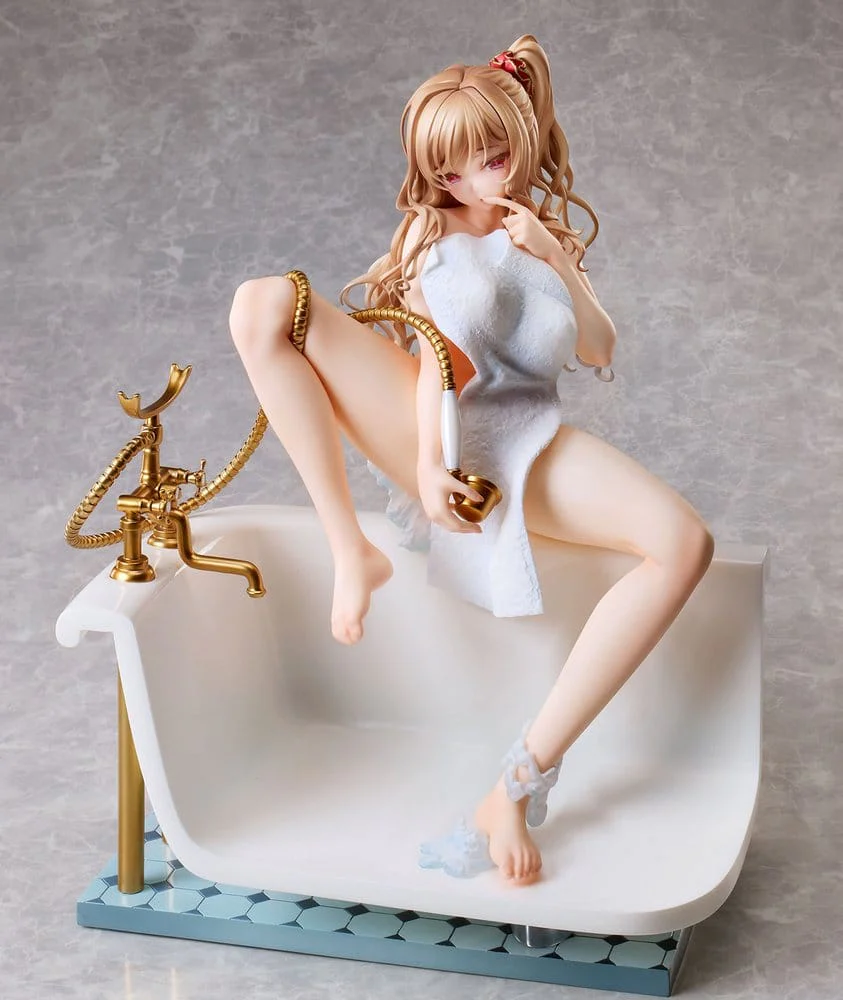 Original Character PVC Figur Girl in the Bath Illustration by Ponzu
