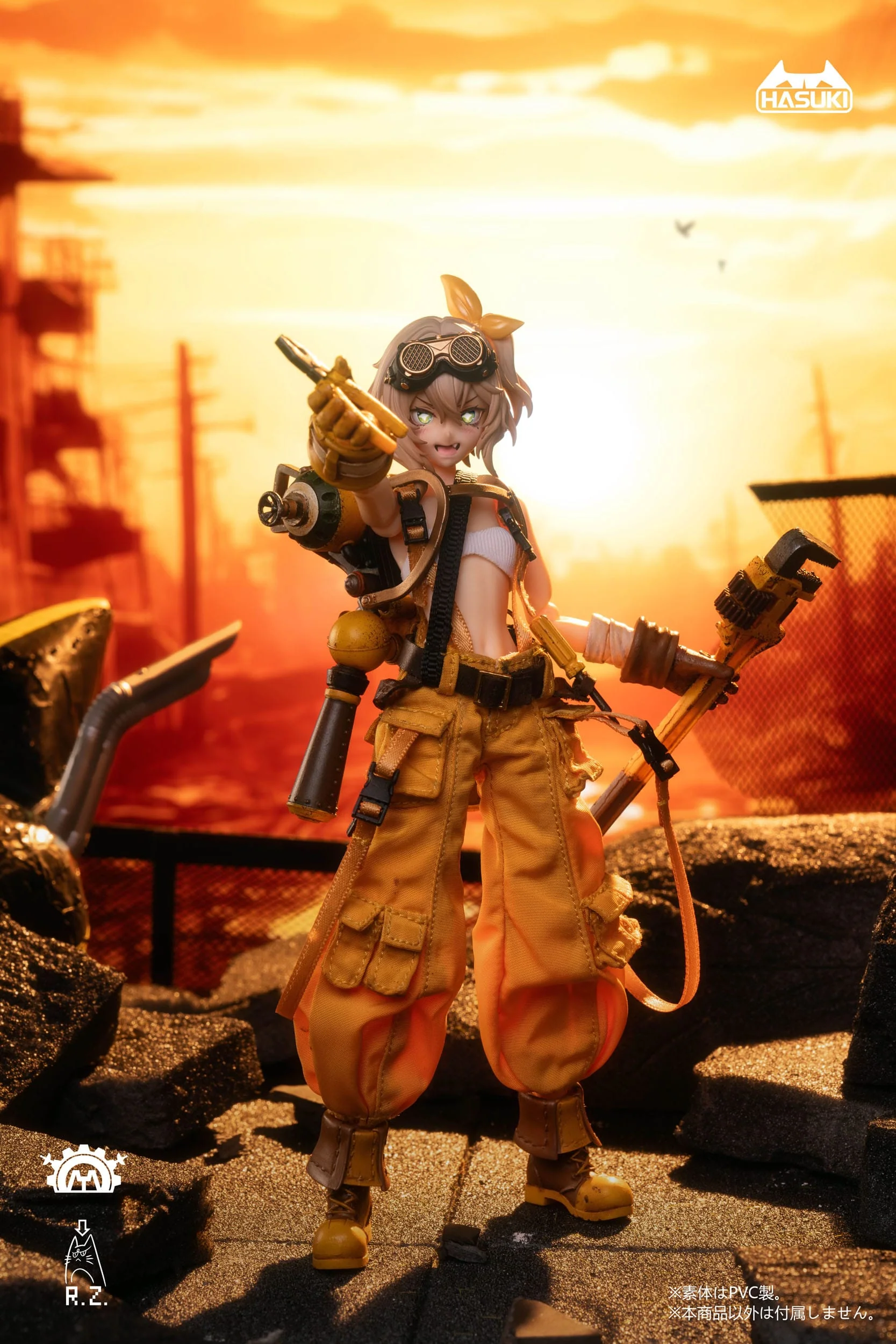PA007 Mechanic Fiona - Pocket Art Actionfigur - Hasuki - Image 10