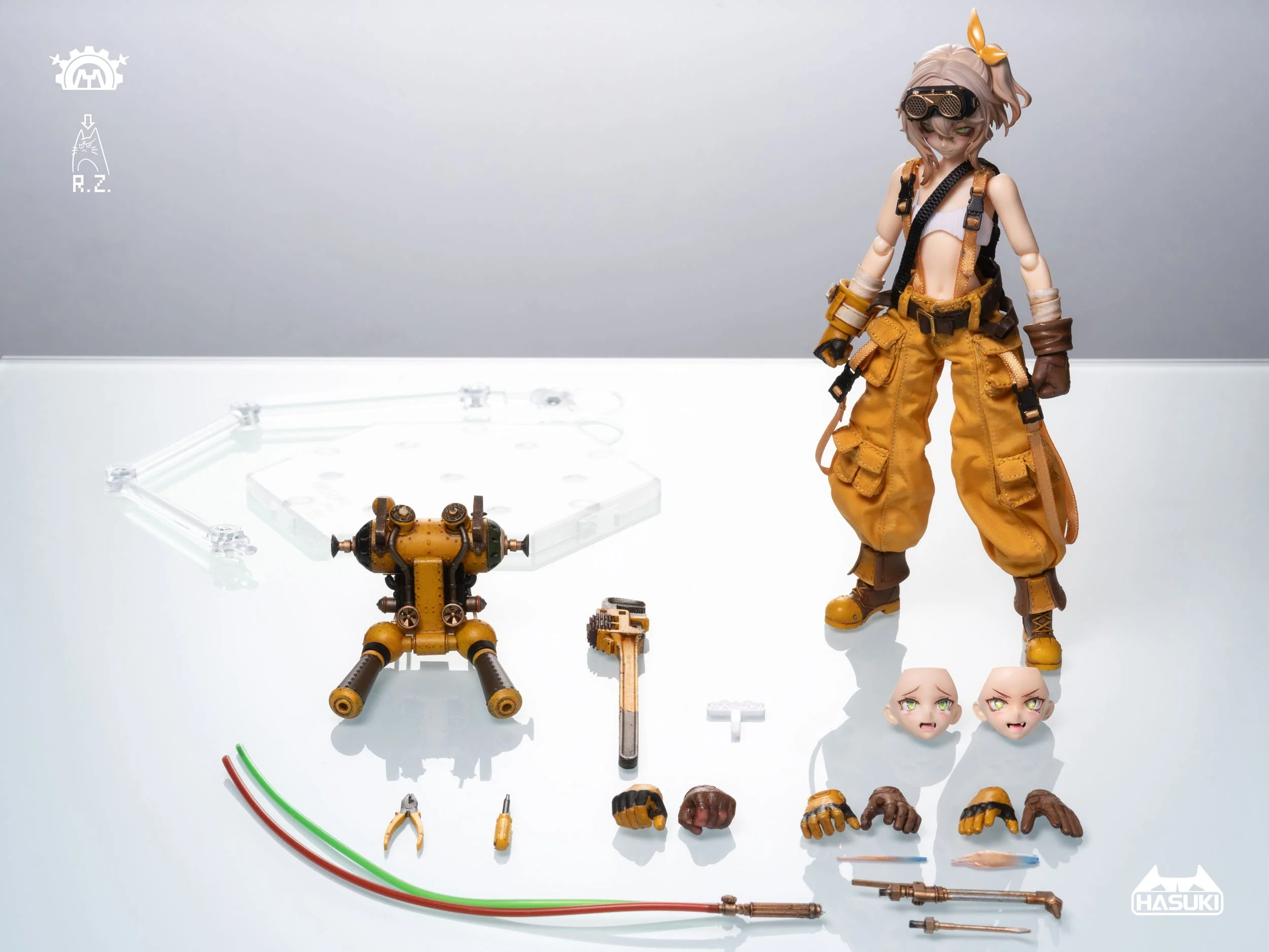PA007 Mechanic Fiona - Pocket Art Actionfigur - Hasuki - Image 14