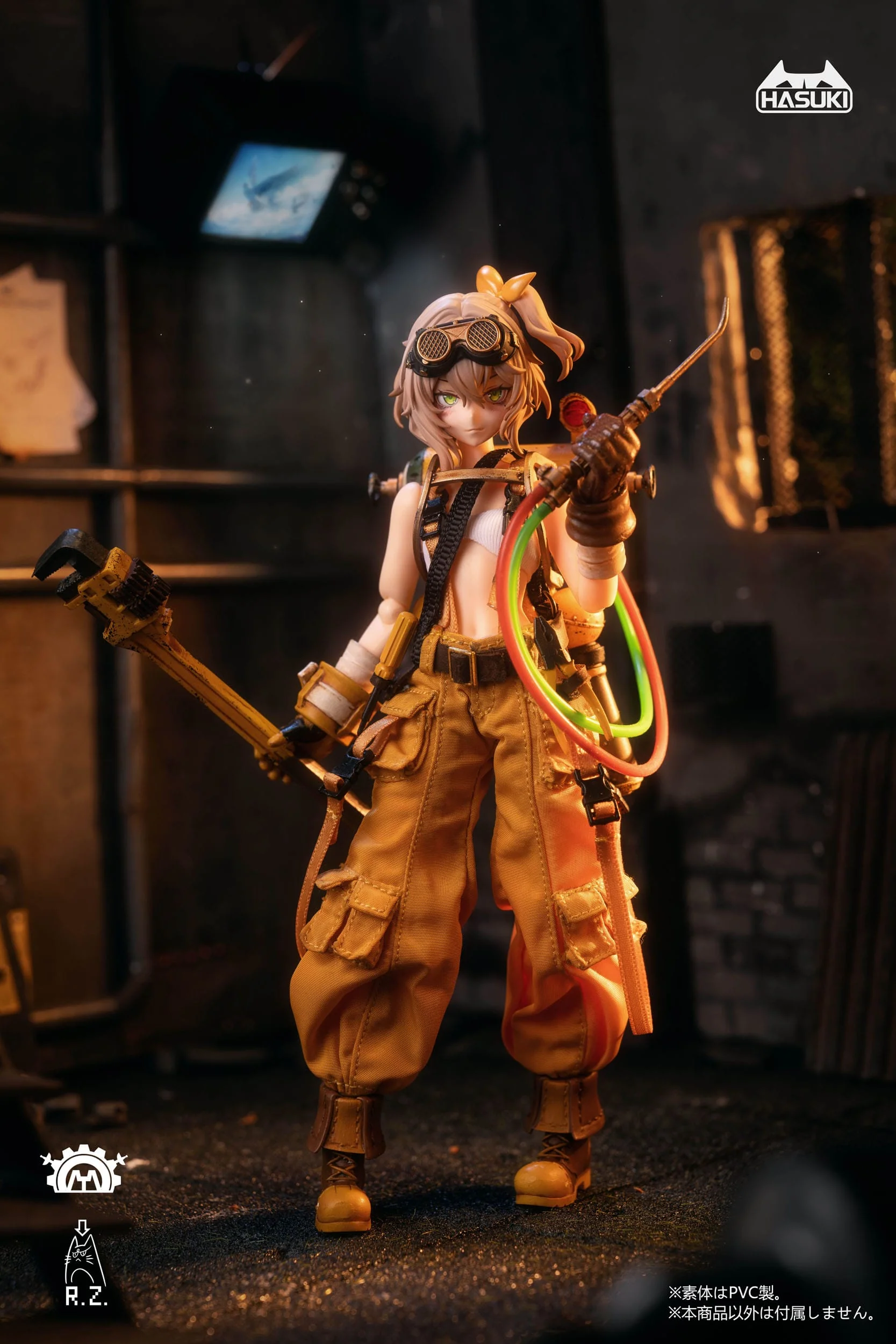PA007 Mechanic Fiona - Pocket Art Actionfigur - Hasuki - Image 2