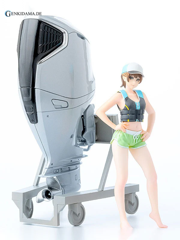 PLAMAX MF-88 minimum factory Minori with Honda Outboard Engine BF350 Plastic Model - Image 2