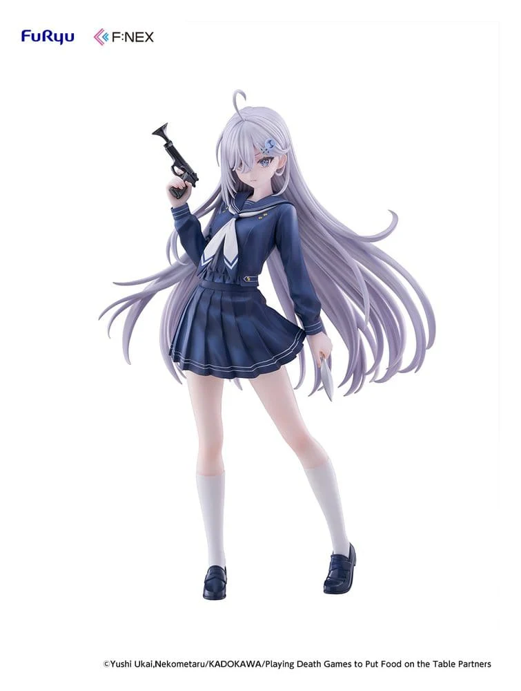 Playing Death Games to Put Food on the Table PVC Figur Yuki School Uniform Ver.