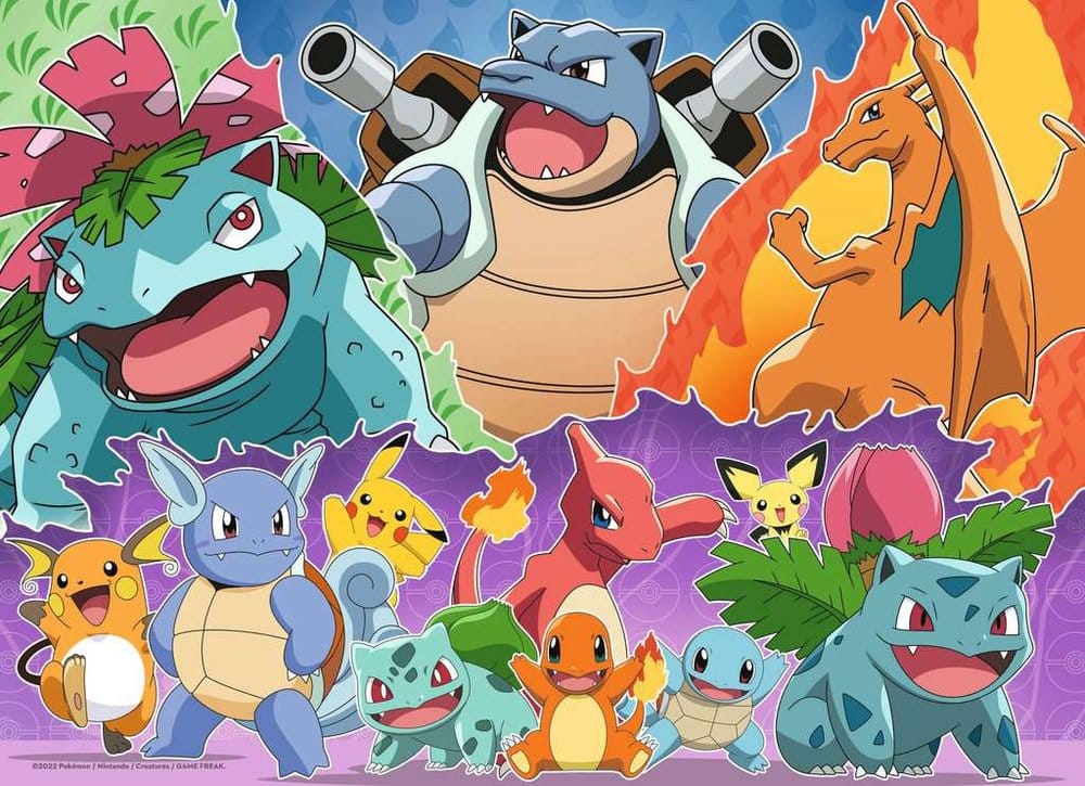 Pokémon Puzzles 4er-Pack Pokémon-Kumpels (4x100 Teile) - Image 5