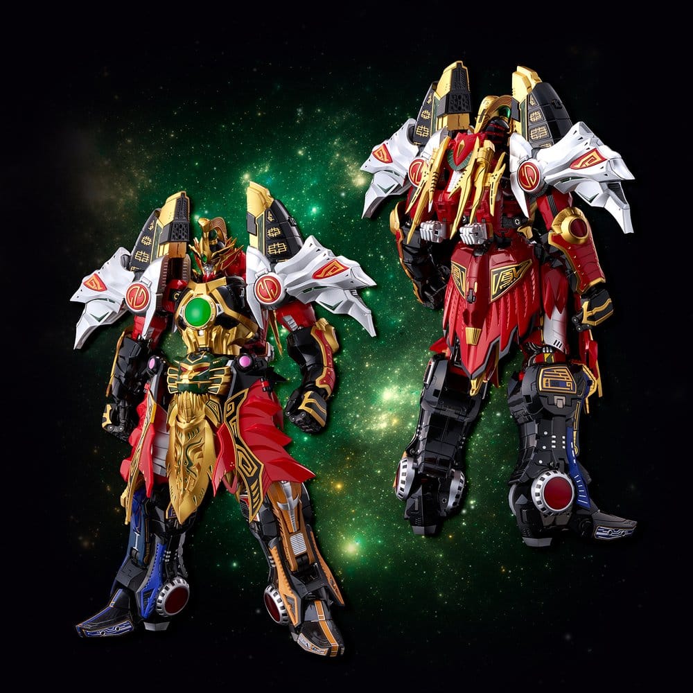 Power Rangers Go! Kuro Kara Combine Actionfigur Thunder Megazord - Image 9