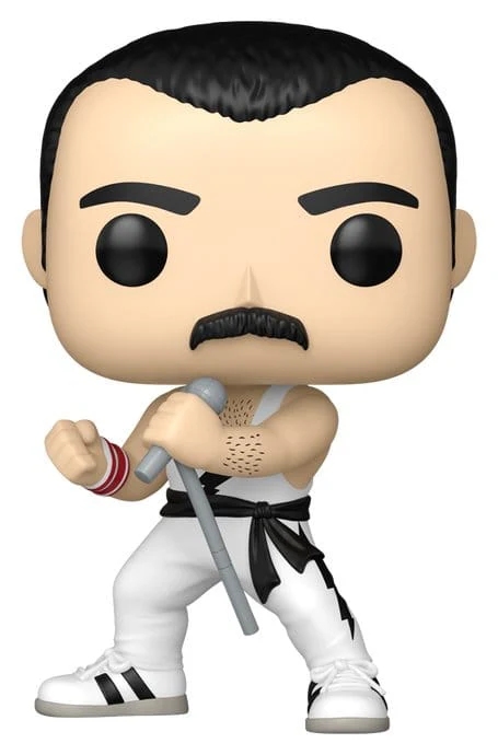 Queen POP! Rocks Vinyl Figur Freddie Mercury (white singlet)