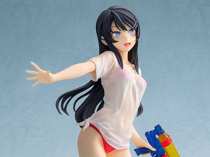Rascal Does Not Dream of Bunny Girl Senpai Statue Mai Sakurajima Water Gun Date Ver. - Image 7