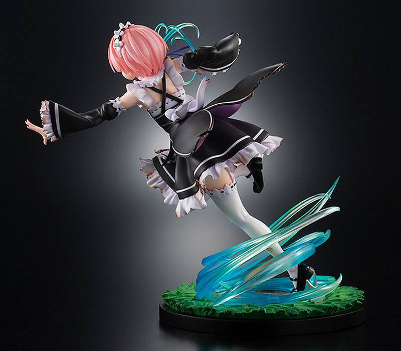 Re:ZERO -Starting Life in Another World- PVC Statue Ram Battle with Roswaal Ver. - Image 4