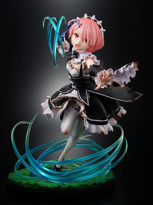 Re:ZERO -Starting Life in Another World- PVC Statue Ram Battle with Roswaal Ver. - Image 8