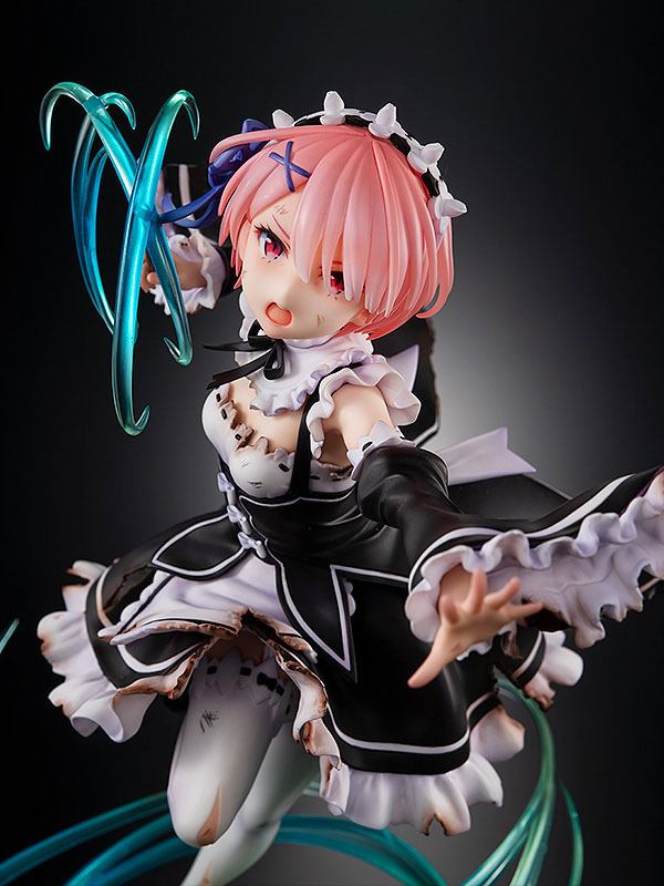 Re:ZERO -Starting Life in Another World- PVC Statue Ram Battle with Roswaal Ver. - Image 9