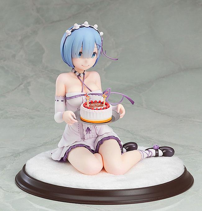 Re:ZERO -Starting Life in Another World- PVC Statue Rem Birthday Cake Ver. - Image 4