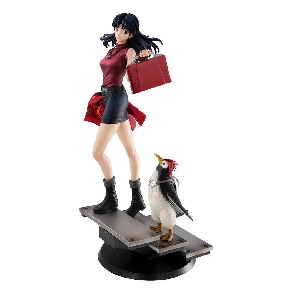 Rebuild of Evangelion Gals PVC Statue Misato Katsuragi & Pen Pen
