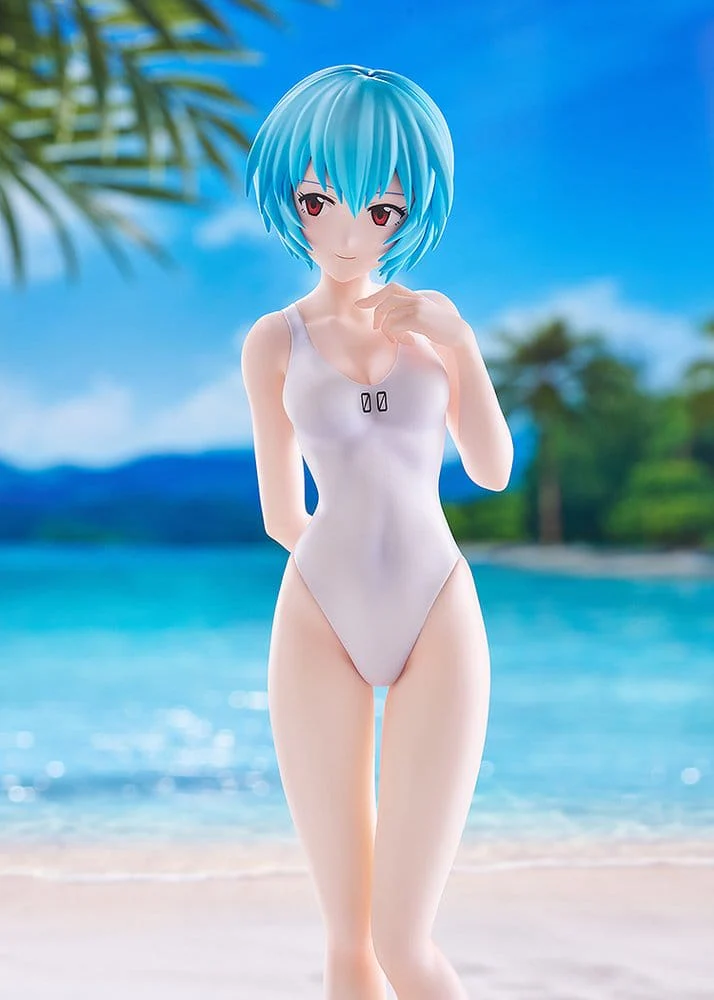 Rebuild of Evangelion Pop Up Parade Beach Queens Rei Ayanami (One-Piece Style) L Size - Image 5
