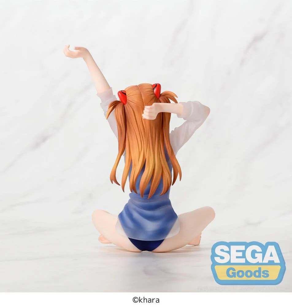 Rebuild of Evangelion Yumemirize PVC Figur Asuka Shikinami Langley School Swimsuit Ver. - Image 2