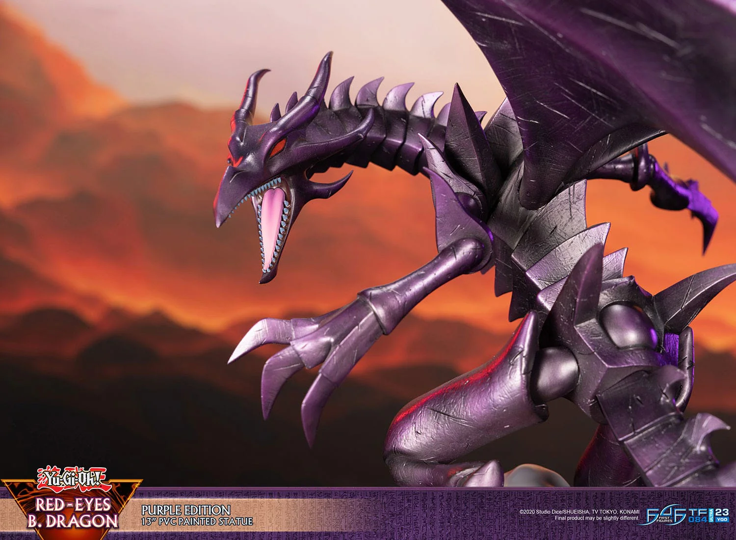 Red Eyes Black Dragon - Purple Ver. - Yu-Gi-Oh! - First 4 Figures - Image 10