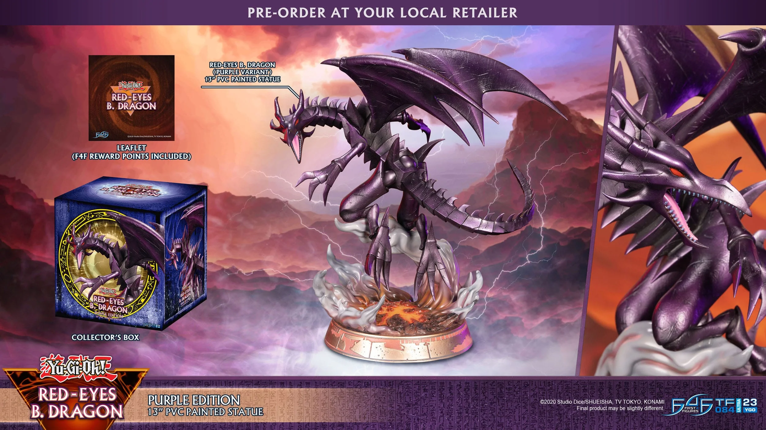 Red Eyes Black Dragon - Purple Ver. - Yu-Gi-Oh! - First 4 Figures - Image 30
