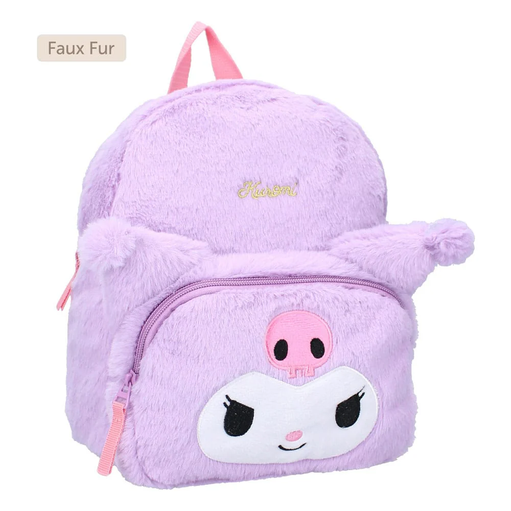 Sanrio Rucksack Kuromil Fluffy Festival Purple - Image 2