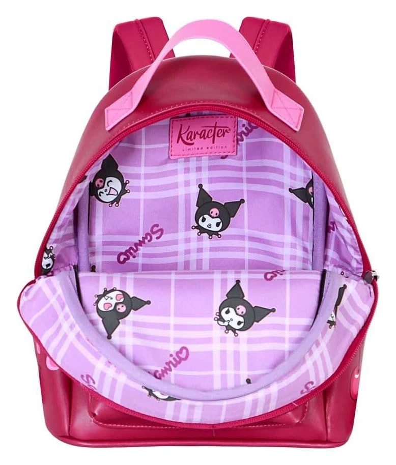 Sanrio Small Heady Rucksack Kuromi Cherry - Image 2