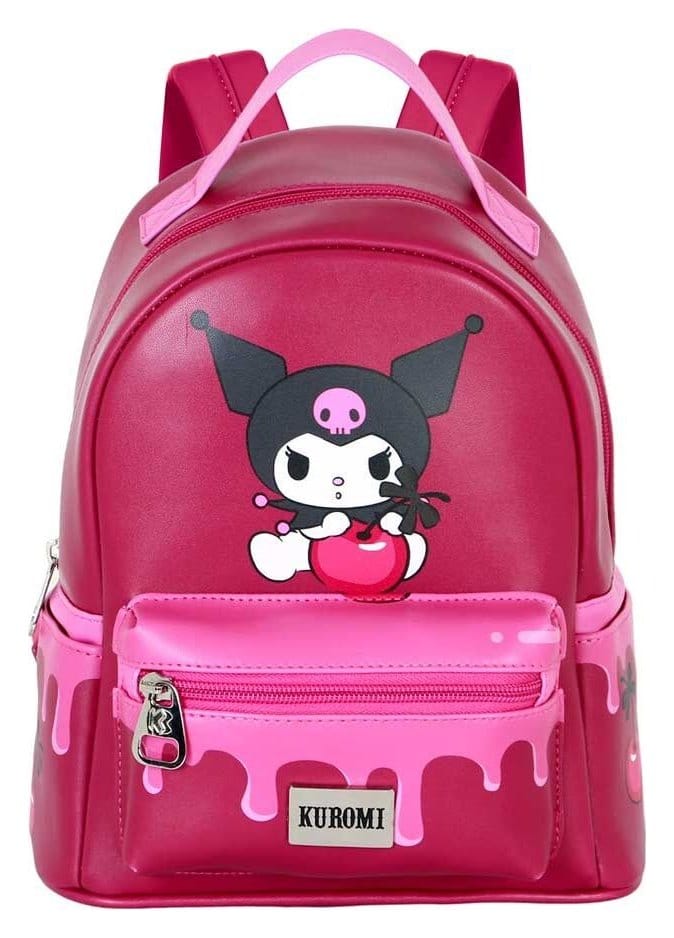 Sanrio Small Heady Rucksack Kuromi Cherry - Image 4