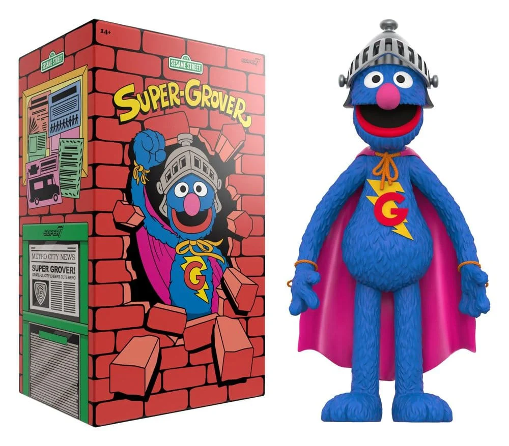 Sesamstraße Supersize Vinyl Figur Super Grobi