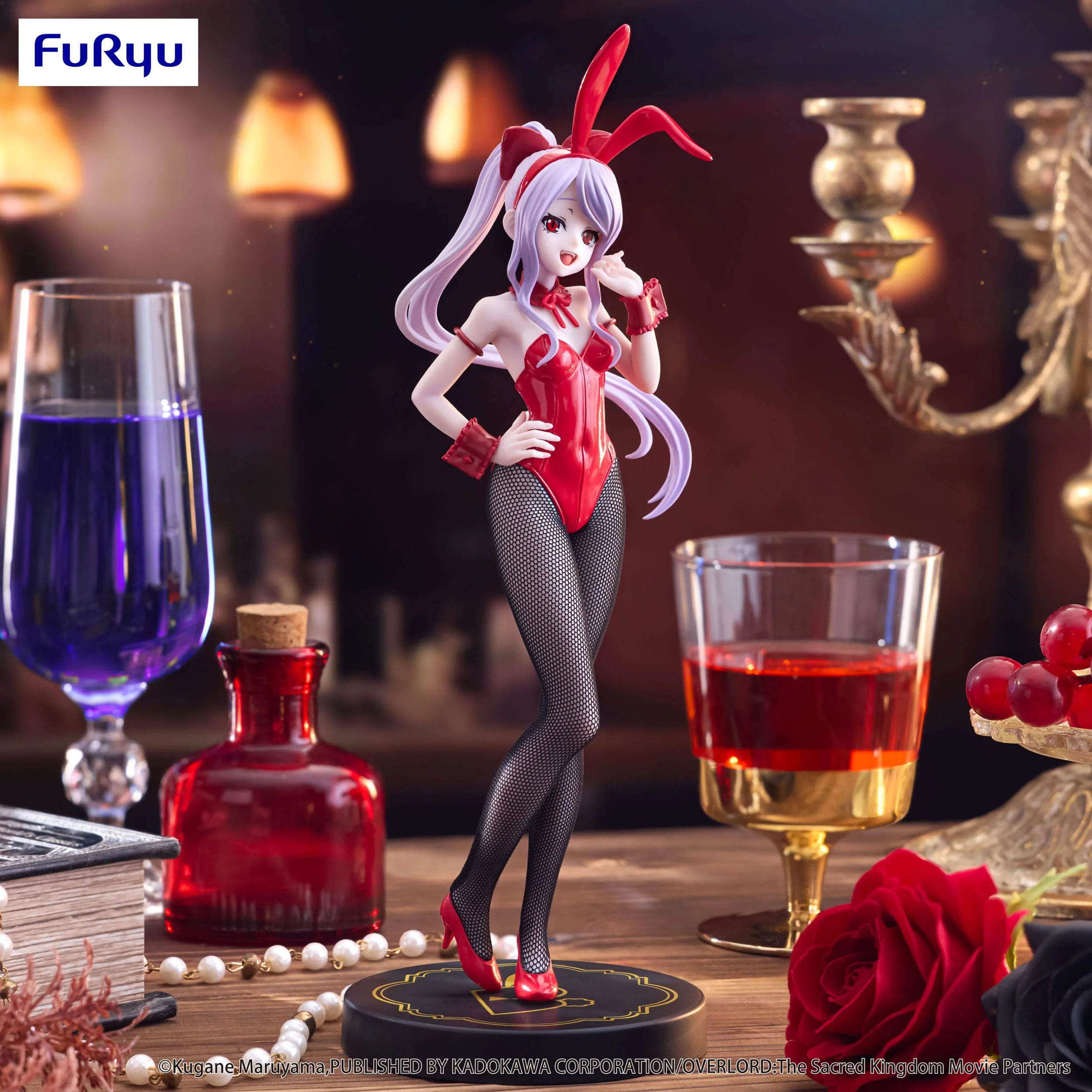 Shalltear Red Color Bunny Ver. Furyu - Image 9