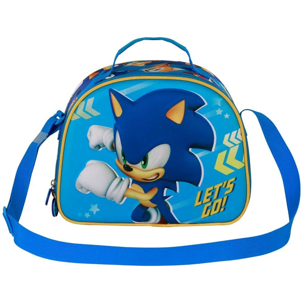 Sonic - The Hedgehog 3D Lunch Box Brotzeittasche SEGA Go Blue - Image 2