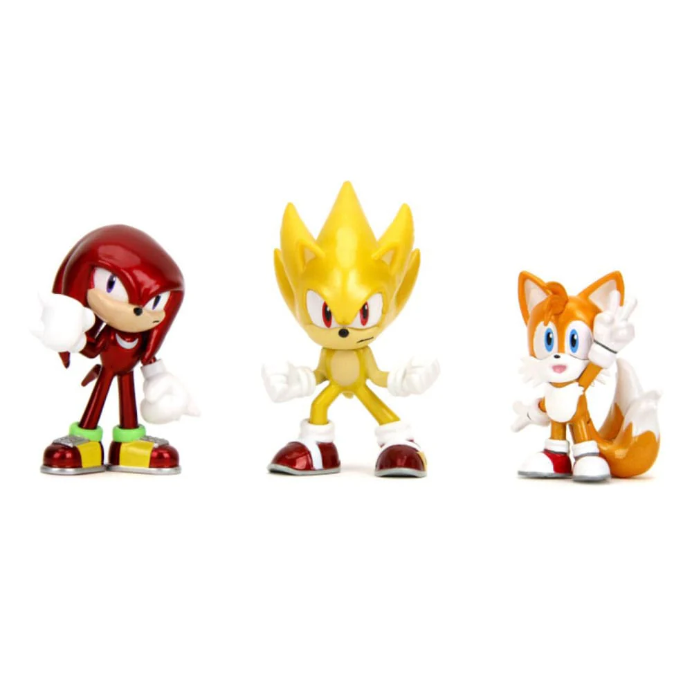 Sonic the Hedgehog Nano Metalfigs Diecast Minifiguren 3-er Pack