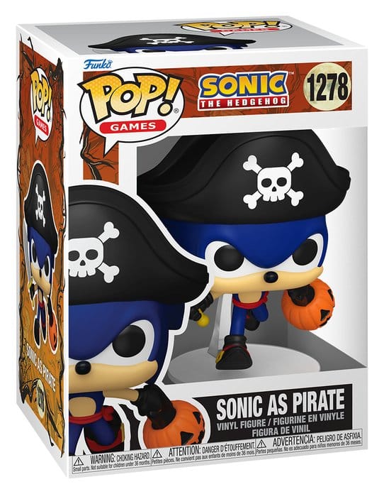 Sonic the Hedgehog POP! Games Vinyl Figur Pirate Sonic - Image 2