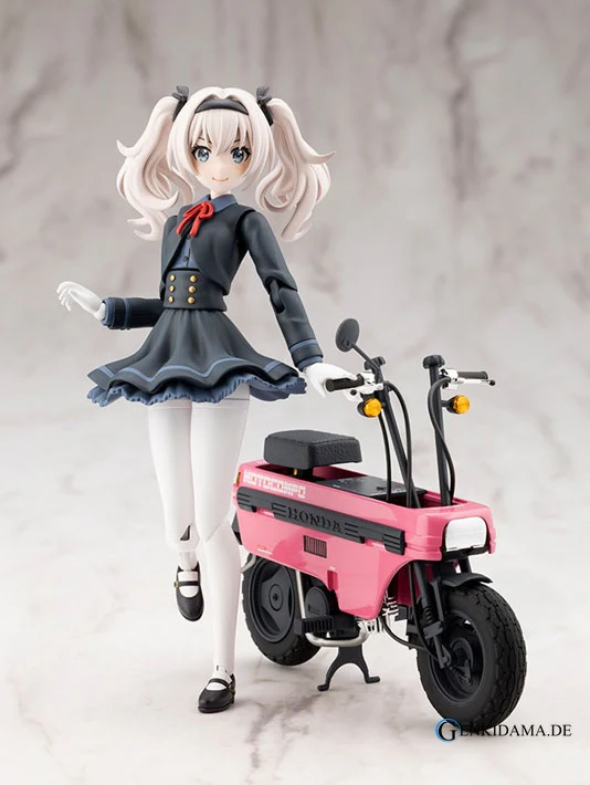 Sousai Shojo Teien Plastic Model Kit 1/10 Emma Koishikawa Nocturne with Honda AB12 Motocompo 14 cm