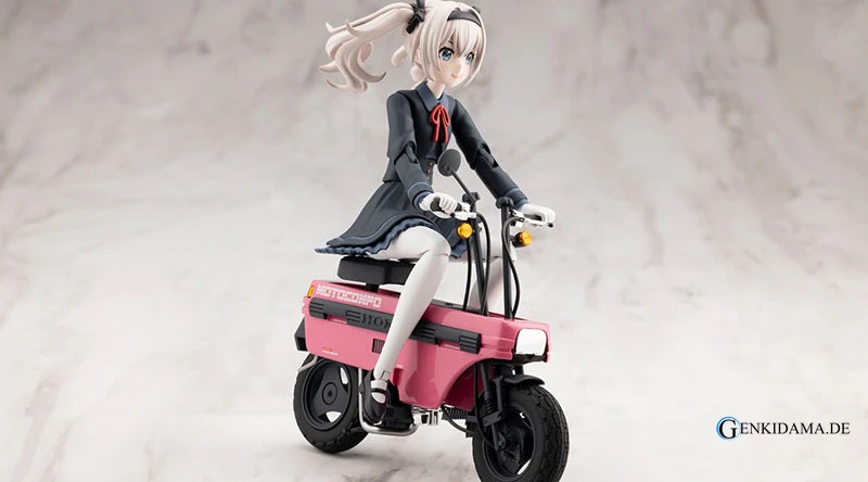 Sousai Shojo Teien Plastic Model Kit 1/10 Emma Koishikawa Nocturne with Honda AB12 Motocompo 14 cm - Image 14