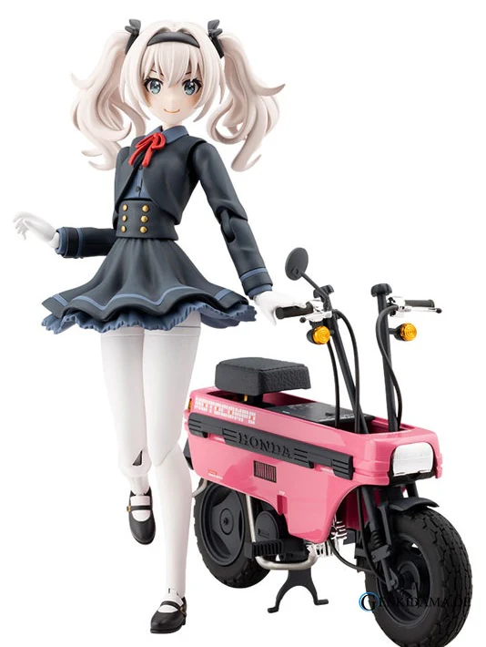 Sousai Shojo Teien Plastic Model Kit 1/10 Emma Koishikawa Nocturne with Honda AB12 Motocompo 14 cm - Image 18