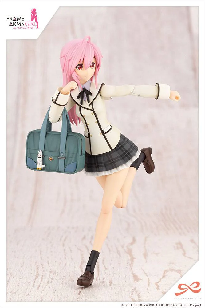 Sousai Shojo Teien Plastic Model Kit Ao Gennai Wakaba Girls' High School Winter Clothes Dreaming Style Monochrome - Image 7
