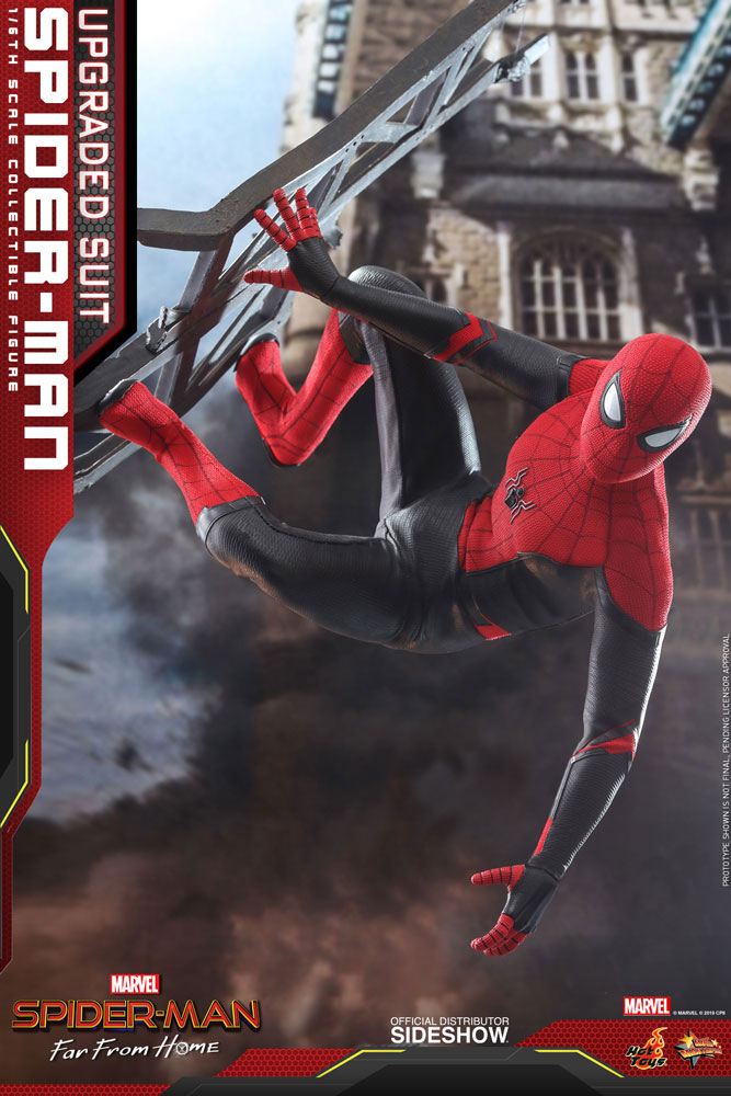 Spider-Man (Upgraded Suit) 1/6 Scale Collectible Figure – Hot Toys Movie Masterpiece (Spider-Man: Far From Home) - Image 2