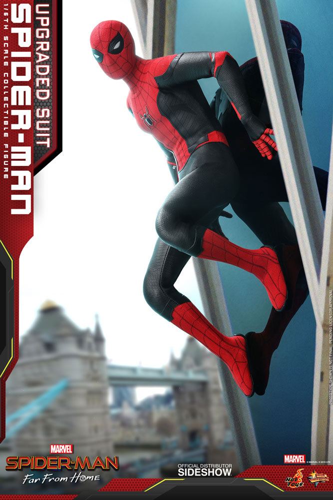 Spider-Man (Upgraded Suit) 1/6 Scale Collectible Figure – Hot Toys Movie Masterpiece (Spider-Man: Far From Home) - Image 3