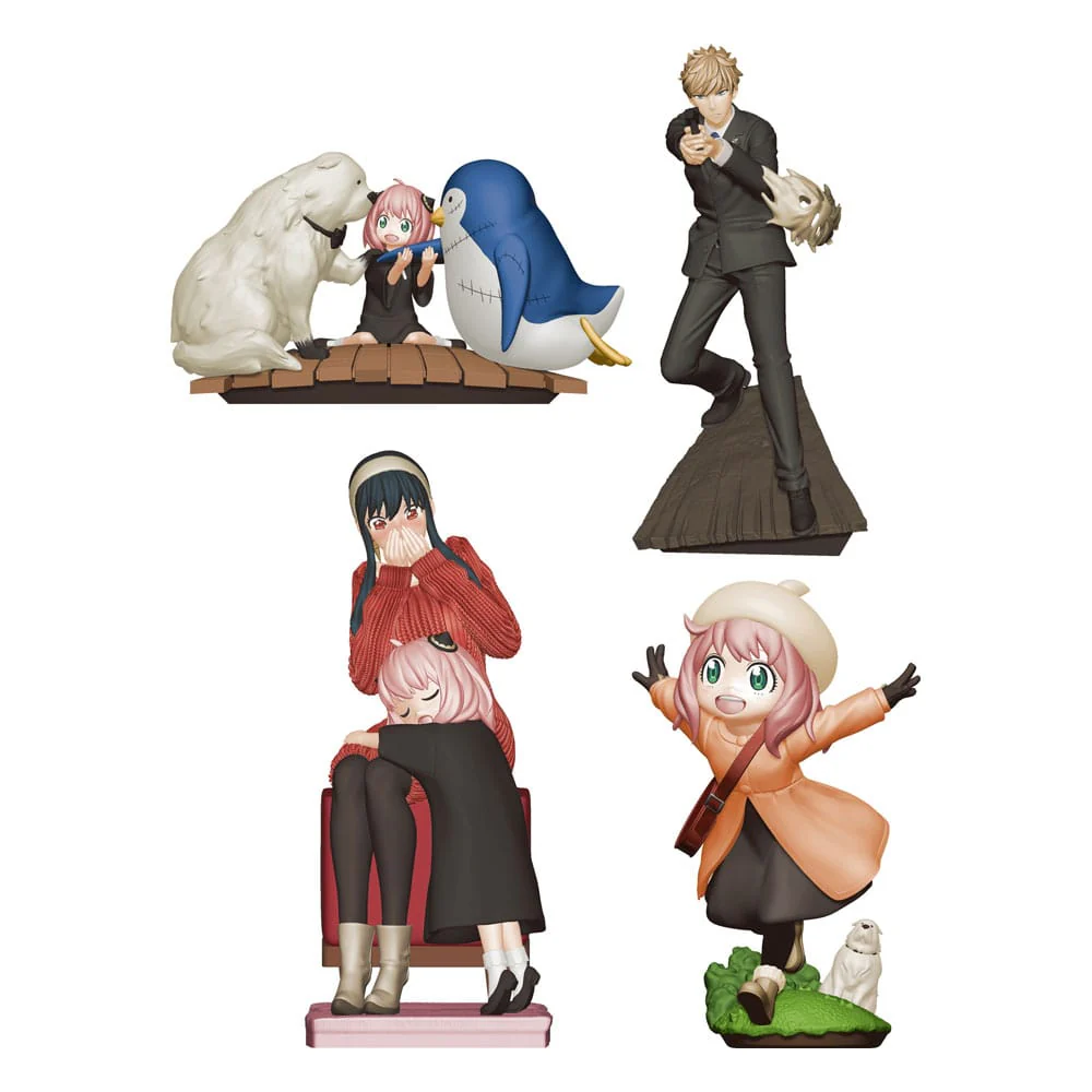 Spy x Family Pettitrama Series Sammelfiguren Vol. 2 Sortiment (4)