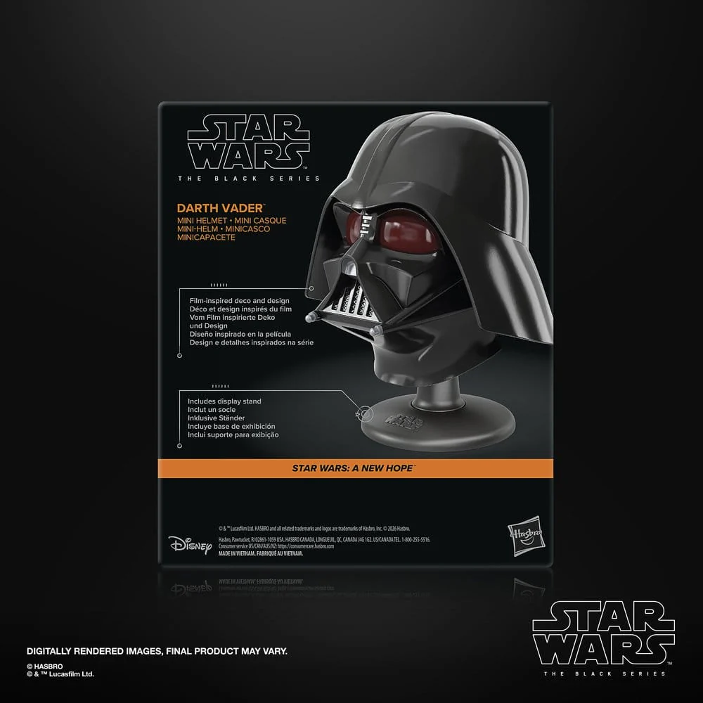 Star Wars Episode IV Black Series Mini-Helm Darth Vader - Image 13
