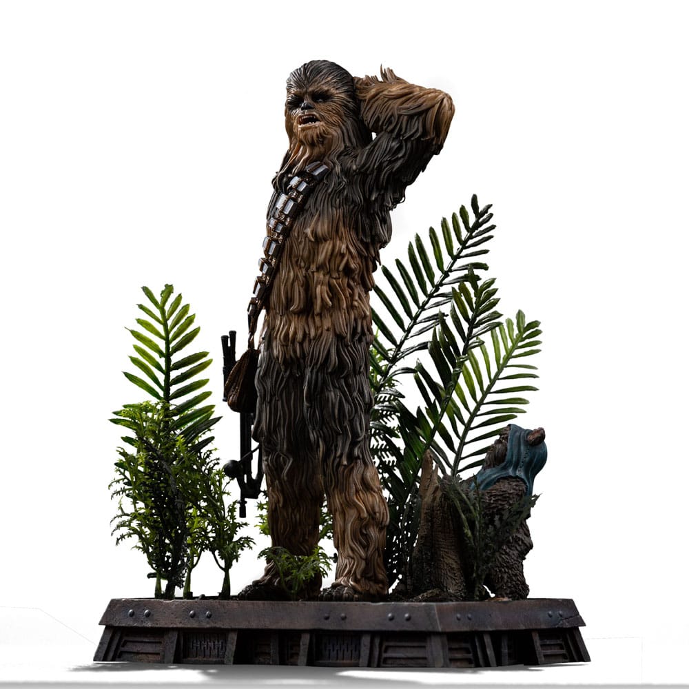 Star Wars Episode VI Art Scale Statue Chewbacca and Tokkat - Image 2