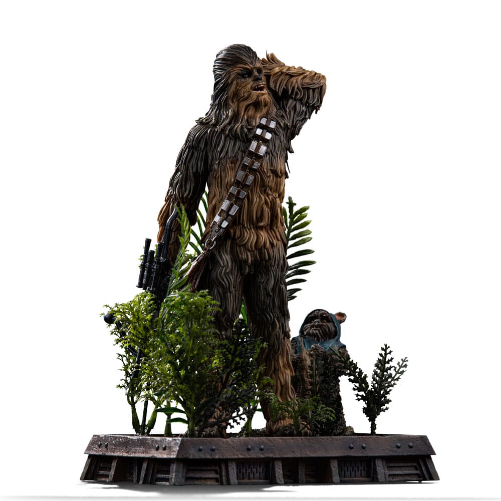 Star Wars Episode VI Art Scale Statue Chewbacca and Tokkat - Image 3