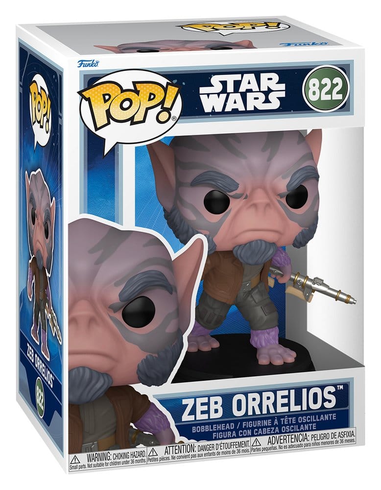 Star Wars: The Mandalorian and Grogu POP! Vinyl Wackelkopf-Figur Zeb Orrelios - Image 2