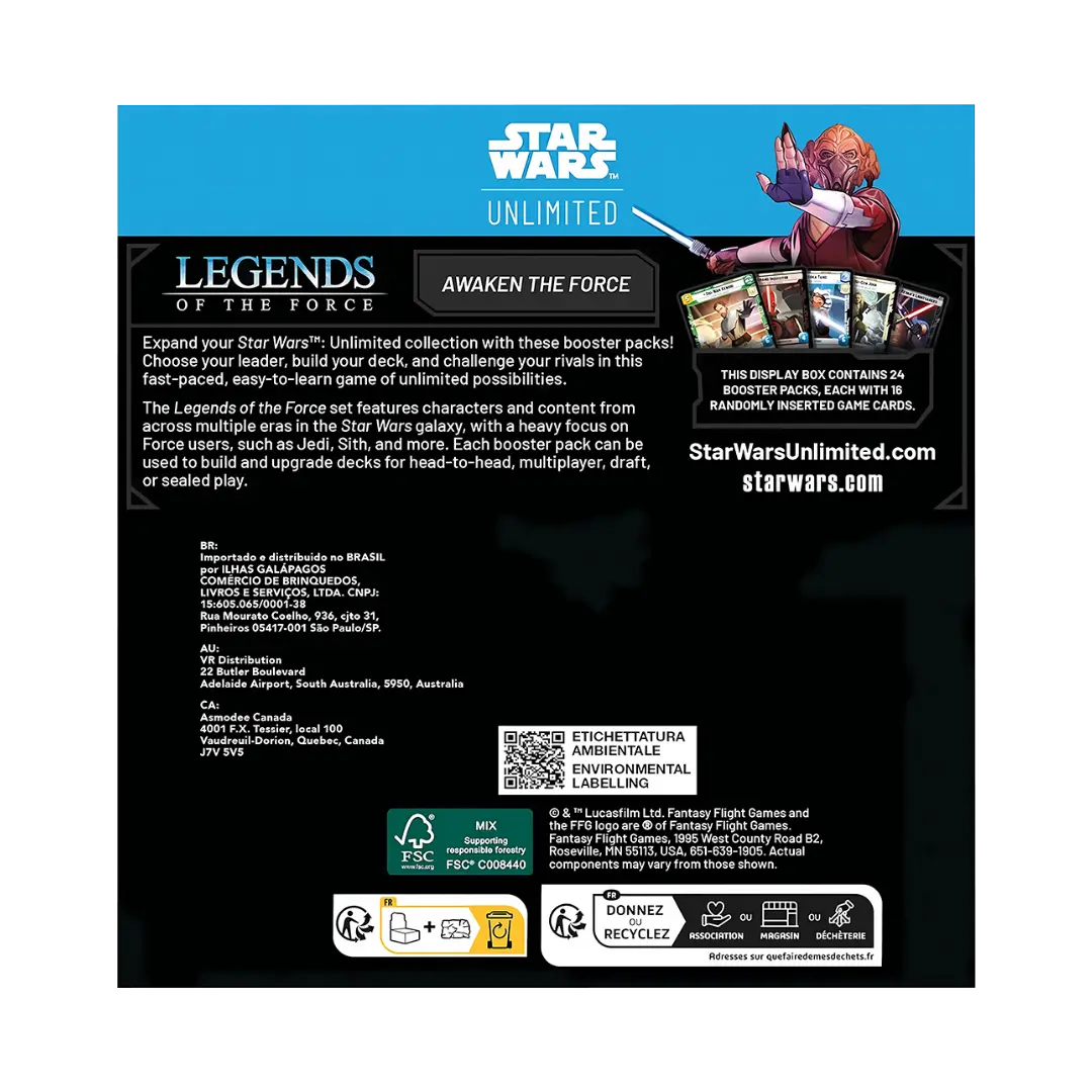 Star Wars Unlimited | Legends of the Force | Display (EN) - Image 3