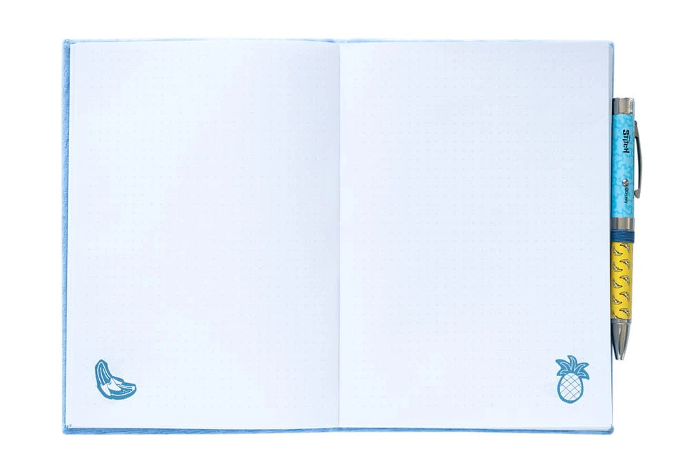 Stitch Premium Plüsch Notizbuch A5 mit Stift Tropical - Image 3