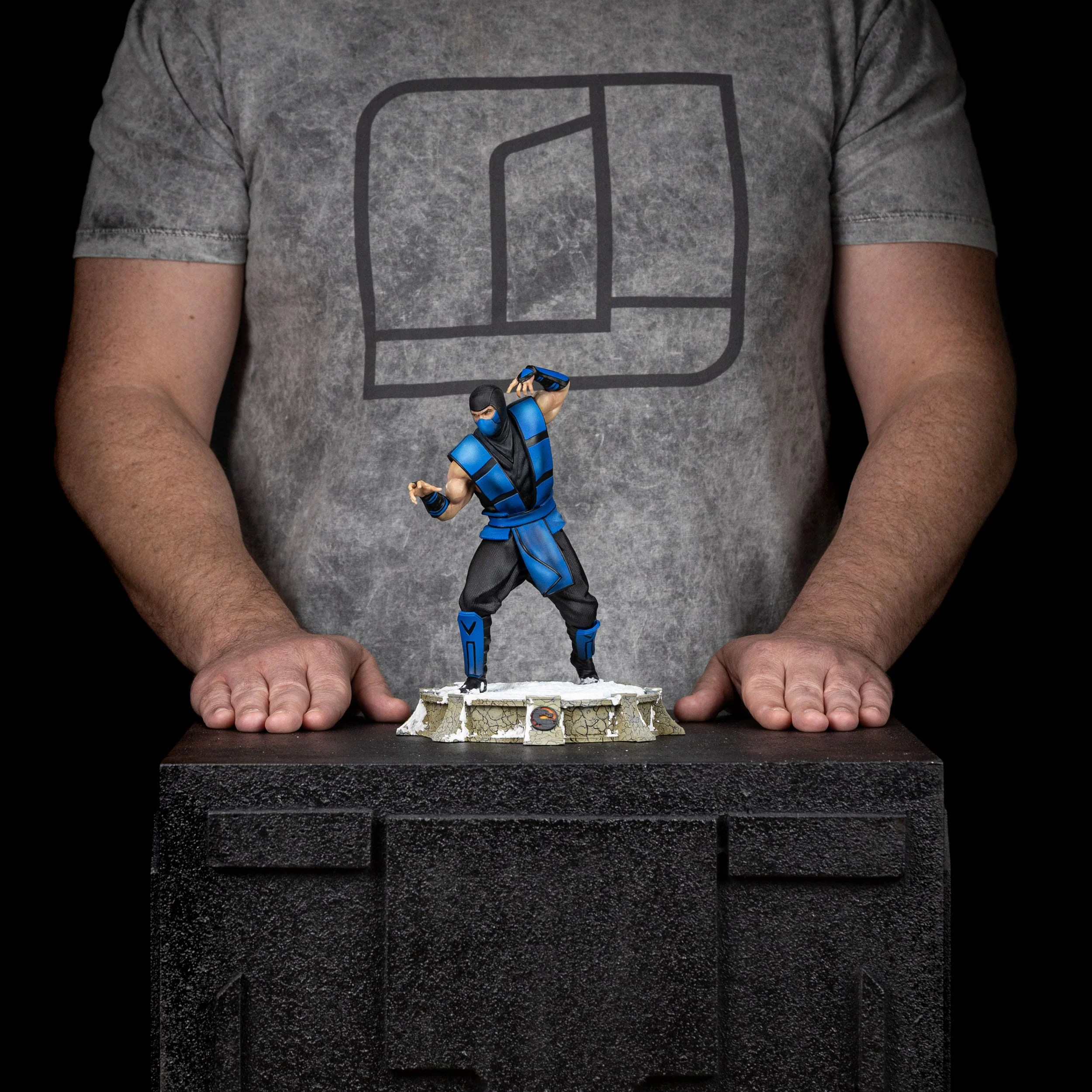Mortal Kombat Art Scale Statue Sub-Zero (Ninjas Collection) heo Exclusive - Image 5