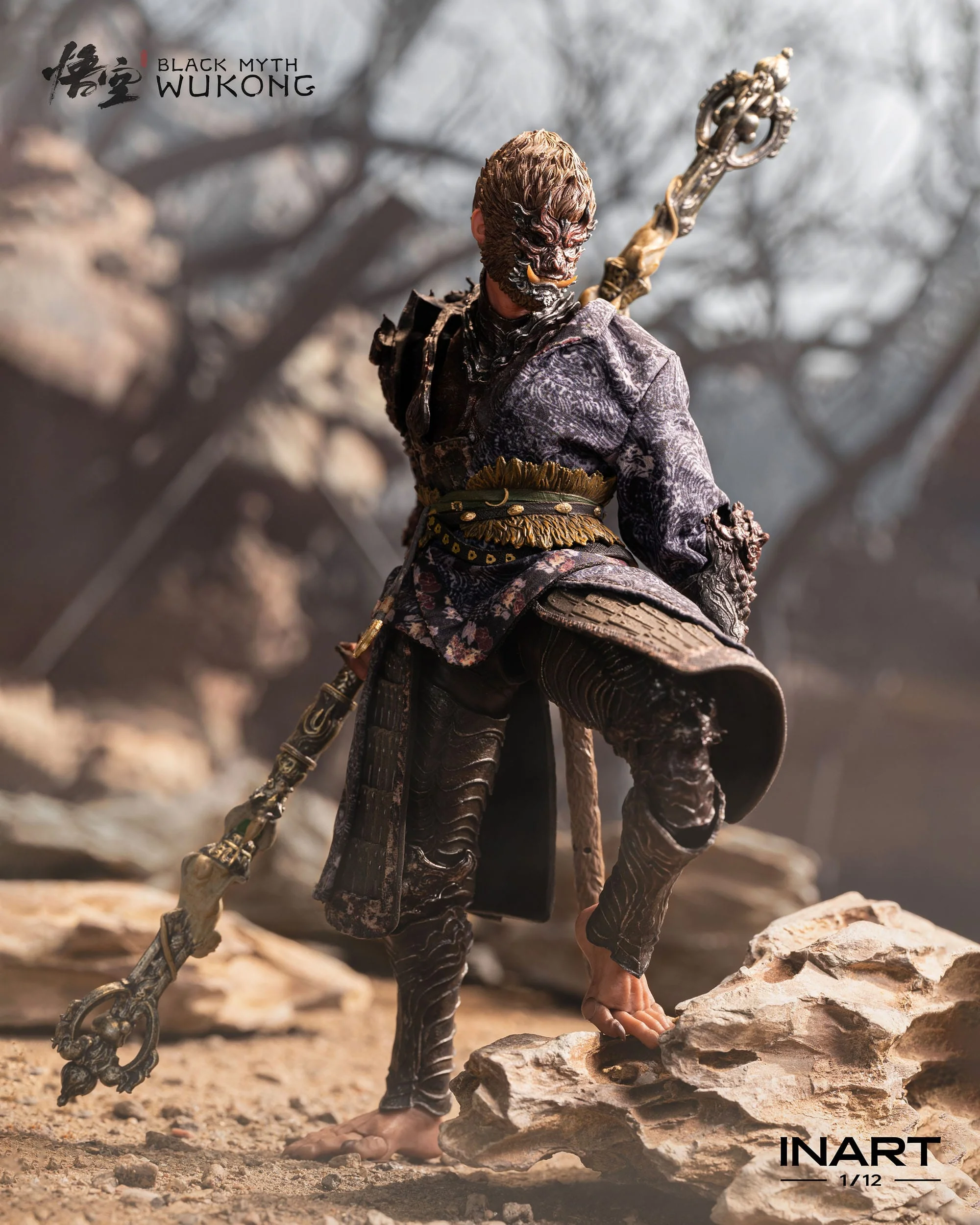 Sun Wukong The Destined One in the Bronze Armor Set Deluxe Ver. Queen Studios - Image 14