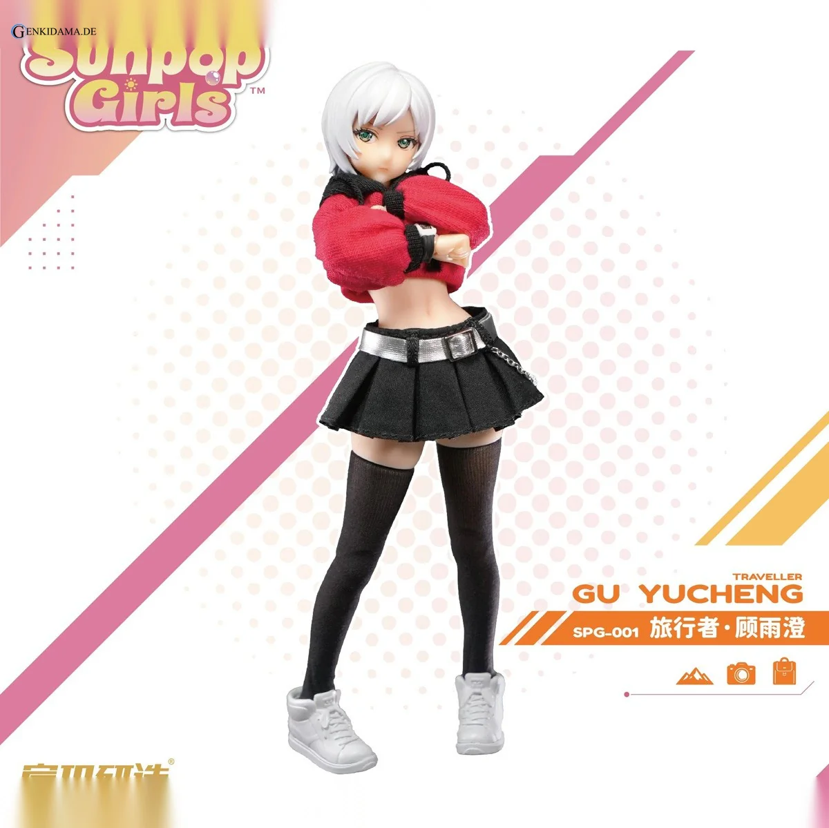 SUNPOP GIRLS SPG-001 Gu Yucheng 1/12 Scale Action Figure - Image 3