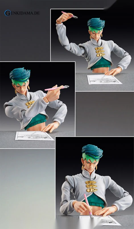 Super Action Statue - JoJo's Bizarre Adventure Part.IV #29 Rohan Kishibe & Heavens Door Ver.1 (Hirohiko Araki Specified Color) - Image 6