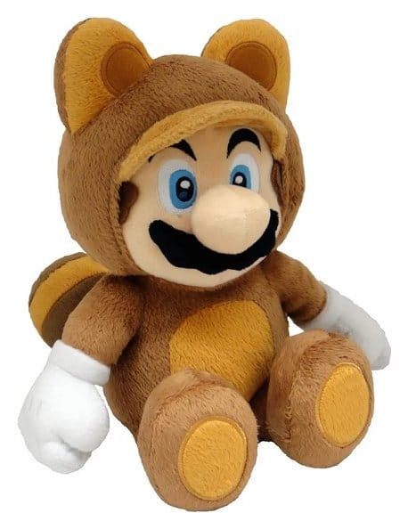 Super Mario Plüschfigur Tanooki Mario