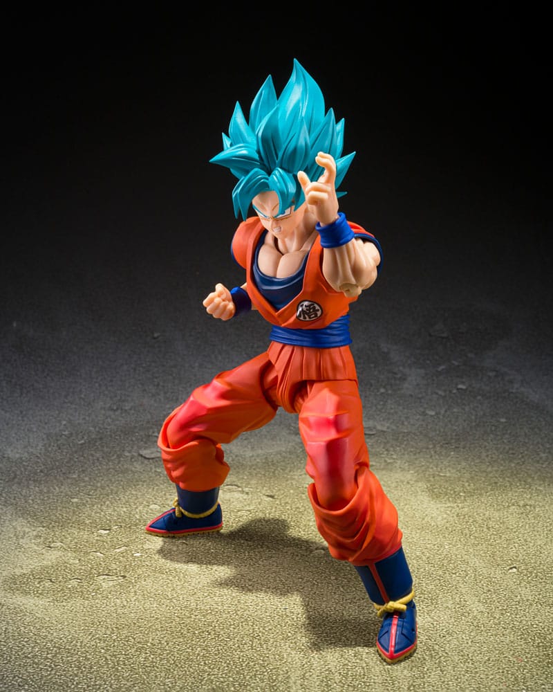 Super Saiyan God Super Son Guko (Blue power transcending Limits) Bandai Tamashii Nations - Image 2